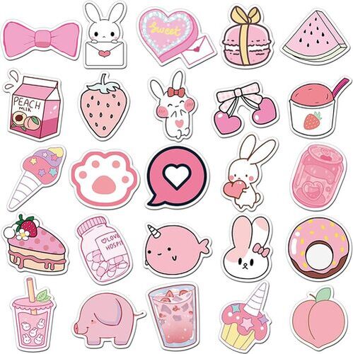 Plastic Stickers - Plastic Material, Standard Size, Available in Various Colors | Water-Resistant, Customizable Shapes, Adheres to School Projects