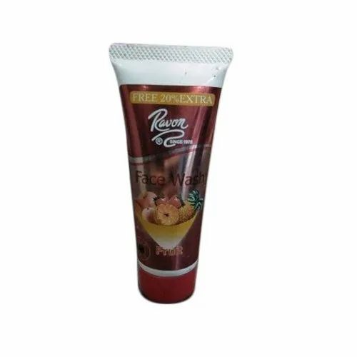 Ravon Fruit Face Wash - Cream Formula for All Skin Types | Smudge Proof, Safe to Use, 12 Months Shelf Life