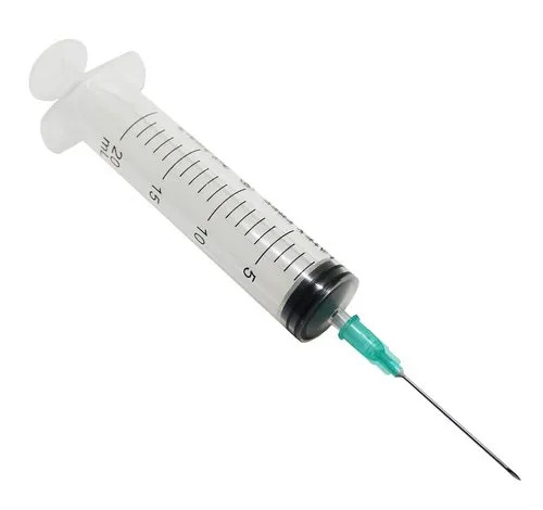 20 ml Round Hypodermic Syringes - Disposable Single Use for Hospital and Clinic Applications