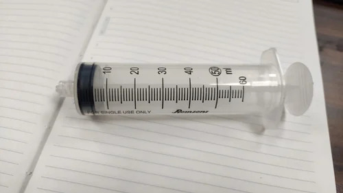 Romsons 50 ml Round Disposable Syringe - Single Use, For Hospital and Clinic Applications | Non-Sterilized, High-Quality Equipment