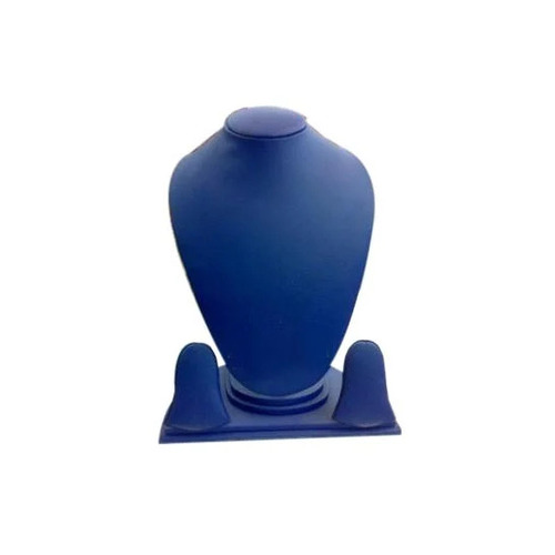 Blue Velvet Necklace Display Stand