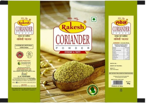 Coriander Powder Packaging Pouch