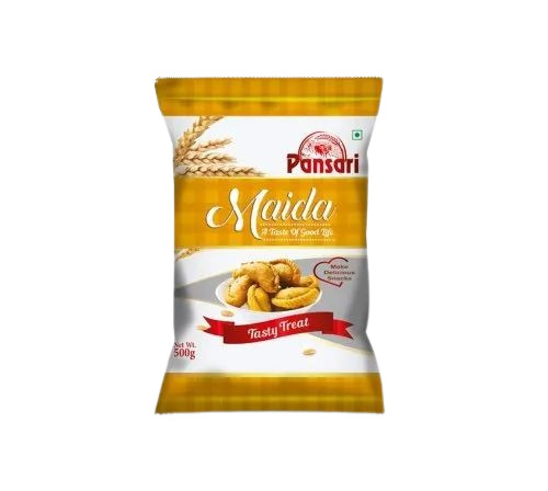 Maida Packaging Pouch - PET Material 12x18 Inches Multi Color Printed Laminated Design Glossy Finish Double Layer Lamination Heat Sealed Closure