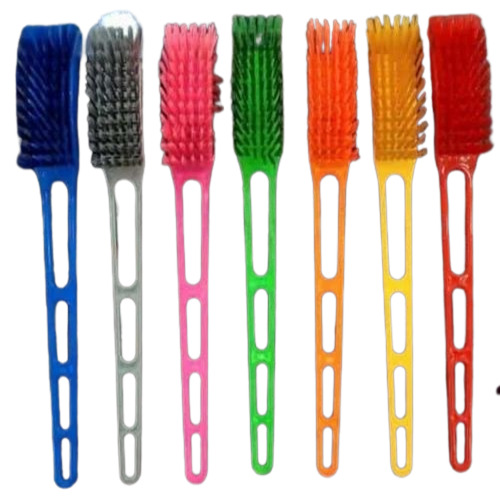 Multicolor Toilet Brush - Soft Nylon Bristles PVC Handle | Easy to Clean Ideal for Bathroom and Toilet Cleaning