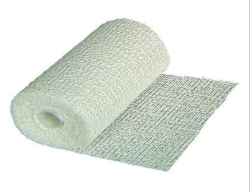 Plaster Of Paris Bandage - 100% Cotton Material, White Color | Application for Hospital and Clinic, Disposable Design