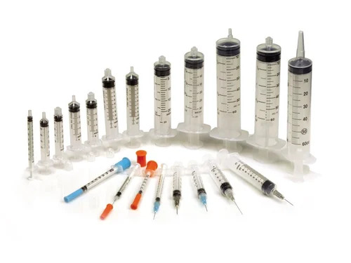 Plastic Disposable Medical Syringes - Eco Friendly, Stainless Steel Needle | Single Use for Hospital and Clinic Applications