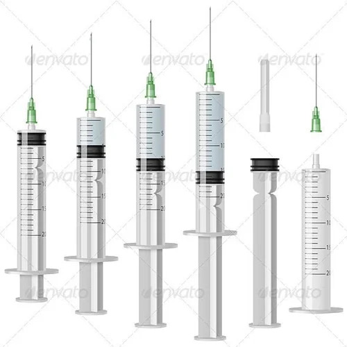 Polypropylene Syringe - 2 Ml Eco-Friendly Disposable | Single Use, Stainless Steel Needle for Hospital and Clinic Use