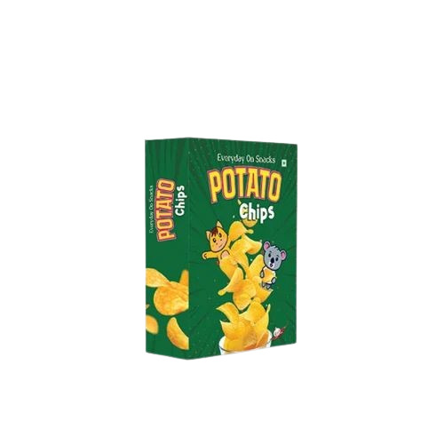 Potato Chips Packaging Box - Paper Material, Multi Color Printed Design | Eco-Friendly, Attractive Branding Solution for Snack Packaging