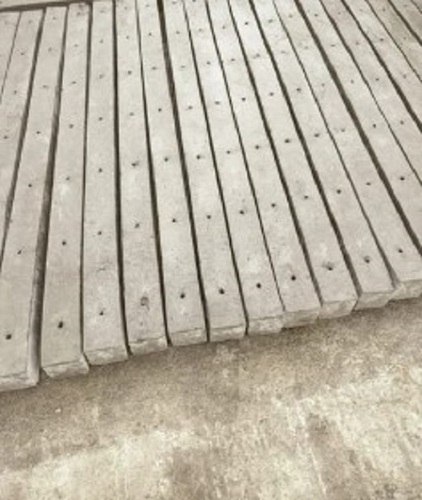 RCC Cement Pole For Fencing - Crack Resistant, Customized Size | Durable RCC Material, Ideal for Fencing Applications, Quality Tested