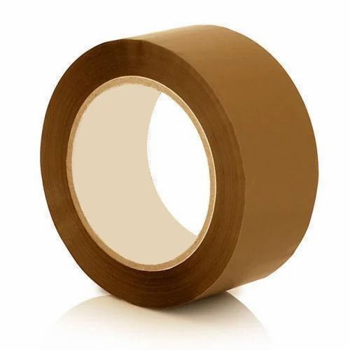 Brown BOPP Tape - 50mm x 20m | Single Sided, Solvent Adhesive, Ideal for Carton Sealing