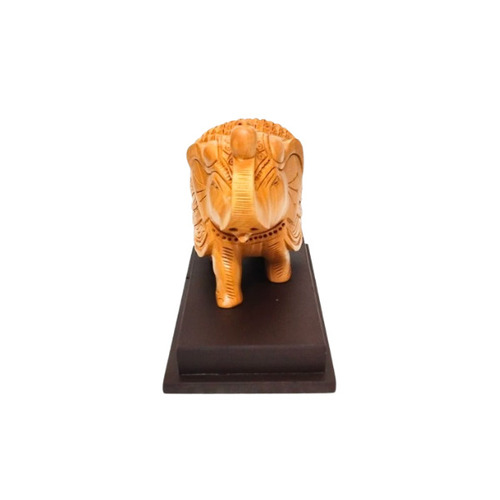 wooden carved elephant