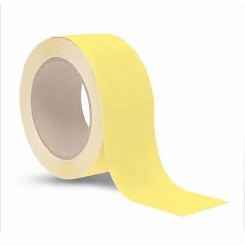 Marking Tape - BOPP Material, 20 Meter Length, 50 Millimeter Width, Yellow Color | Single Sided, Solvent Adhesive, Carton Sealing