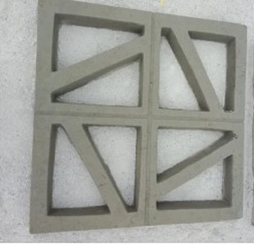RCC Cement Jali - RCC Material, Customizable Size, Elegant White Finish | Fancy Design, New Condition, Pocket-Friendly Rates