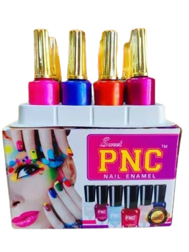 10ml Tray Nail Polish - Liquid Form, 12 Months Shelf Life | High Gloss Finish, Good Condition, New Bottle Packaging