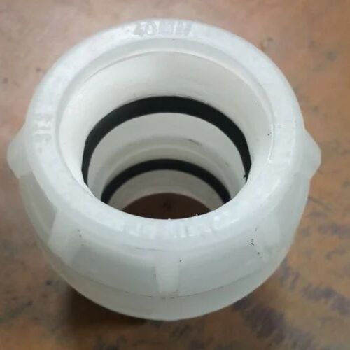 40 Mm Pust Fit Hdpe Coupler - PP Material, 40 Mm Size, White Color, 40 Mm Thread Size | Durable and Reliable Design for Versatile Applications