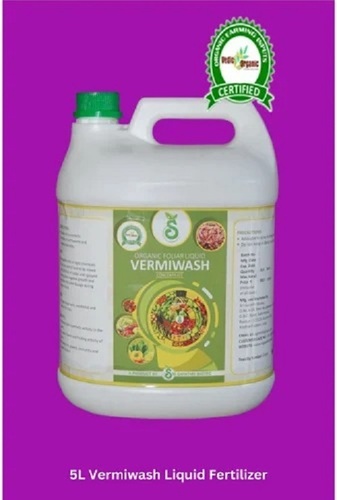 Vermiwash Liquid Organic Fertilizer - 1 Litre Black Form, 99.5% Purity, Controlled Release, Ideal for All Crops