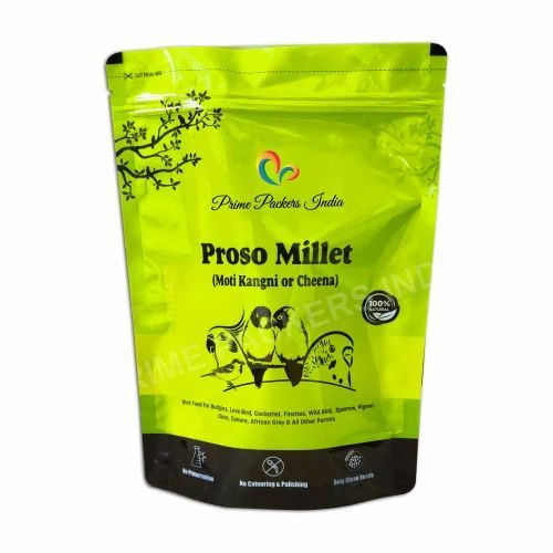 Bird Pet Food Packaging Pouch - Printed Plastic Material | Durable, Versatile Design, Ideal for Pet Food Storage