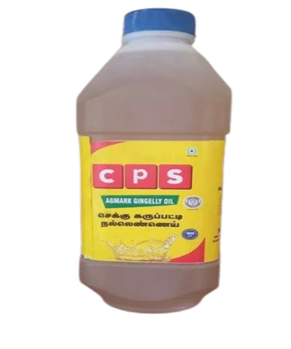 Bottle Sesame Oil - Organic Wood Pressed Cooking Oil Yellow Color 1 Liter | Grade A Handmade 6 Months Shelf Life