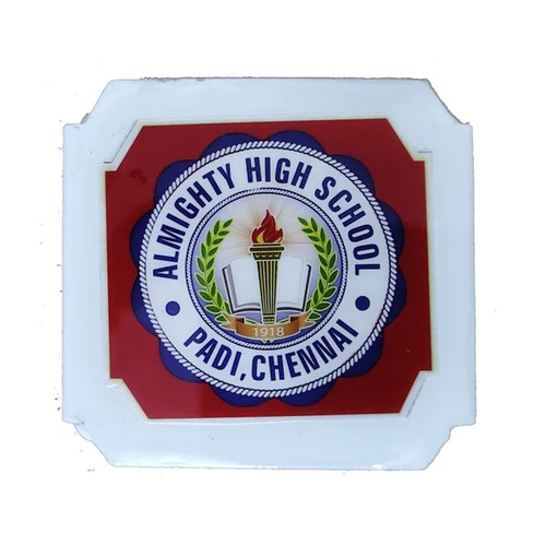 Customized Digital Print School Belt Buckle - New Metal, Unisex Design, Multicolor Finish | No Fade, Rust Free, Washable