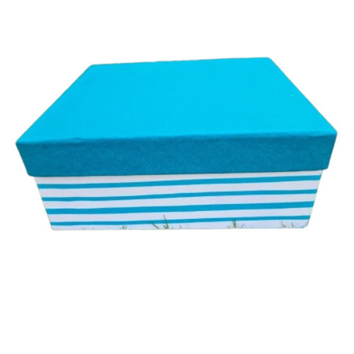 Gift Packaging Box - Cardboard, Customized Size, Multicolor | Corrosion Resistant, Square & Rectangular Shape, Plain & Printed Pattern