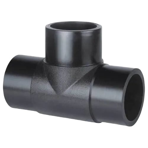 HDPE Butt Fusion Tee - 75 mm Size Black Color | T Shape 5 Bar Gas Model Ideal for Food and Beverage Marine and Water Treatment Applications