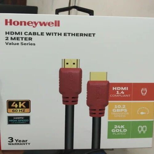 HDMI Cable - 2 Meters Red & Black | 100% Copper 10.23 Gbps Data Transmission 340 MHz Refresh Rate