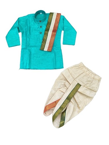 Kids Wear Dhoti Kurta Set - Age Group: .