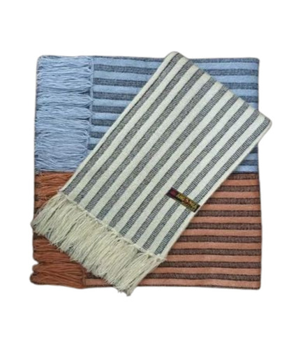 Ladies Woolen Muffler - Woolen Material, Modern Printed Pattern, Multicolor, Winter Style | Breathable, No Fade, Soft & Comfortable, Washable