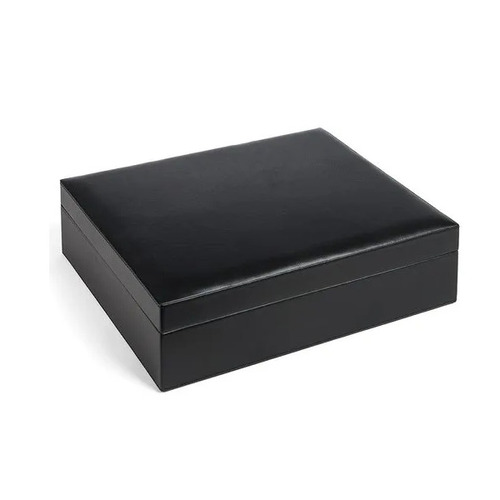 Leatherette Gift Packaging Box - Customized Size, Smooth Surface Texture, Black Color | Square and Rectangular Shapes, Plain or Printed Design, 5-10 Kg Capacity