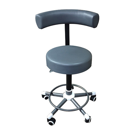 Patient Chair - Lightweight Design Sturdy Frame Grey Color | Height Adjustable Foldable Antimicrobial Surface Padded Armrests Easy Mobility