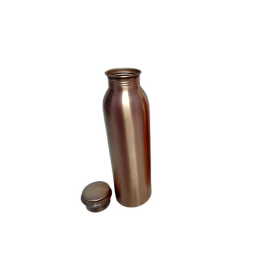 Polished Copper Water Bottle