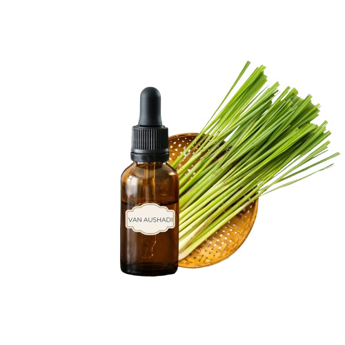 Pure Lemongrass Essential Oils - Steam Distilled Liquid, 100% Pure with 36 Months Shelf Life - Suitable for All Age Groups, Store in Dry Place