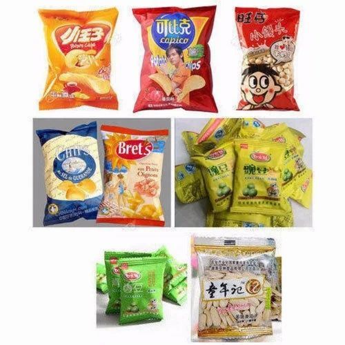 Snacks Packaging Pouch - Plastic Material, Printed Pattern for Attractive Presentation and Versatile Usage