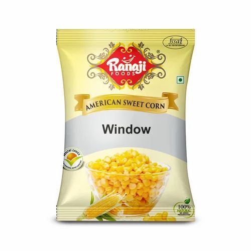 Sweet Corn Packaging Pouch - Plastic Material, Printed Design | Ideal for Efficient Packaging and Storage of Sweet Corn Products
