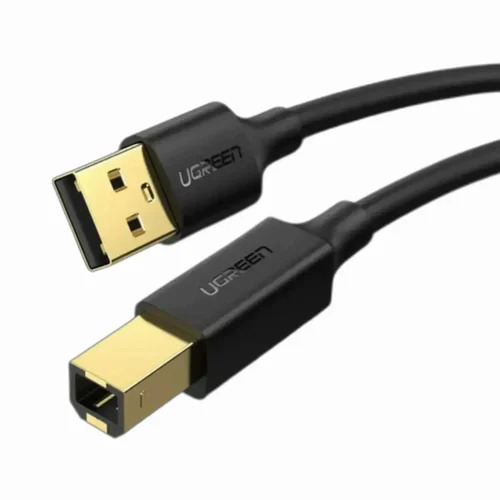 Ugreen Usb Printer Scanner Cable - Black, Ziplock Packaging, 1 Year Warranty