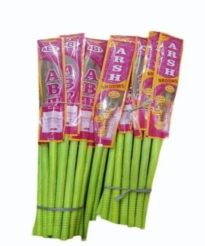 Green Grass Broom - PVC Material Multicolor Design | Easy to Clean Ideal for Floor and Home Use