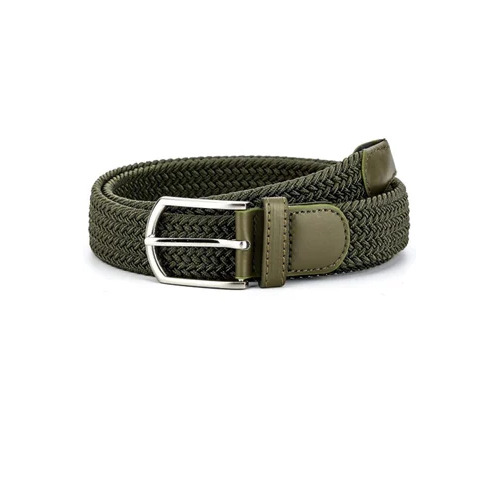 Ladies Casual Braided Leather Belt - Leather Material 31 mm Length Brown & Yellow Color | Skin Friendly Attractive Designs Comfortable Wear