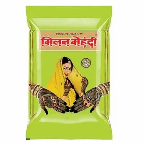 Mehandi Packaging Pouch - Plastic Material, Printed Pattern | Durable and Versatile Packaging Solution for Mehandi and Crafts