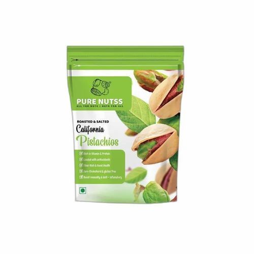 Pistachios Packaging Pouch - Plastic Material, Printed Pattern | Durable Design for Secure Storage and Enhanced Presentation