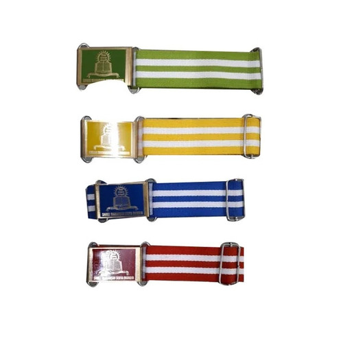 School Uniform Belt - Nylon Material, Medium Size | Multicolor, Skin Friendly, Washable, Waterproof, Unisex, Printed Design