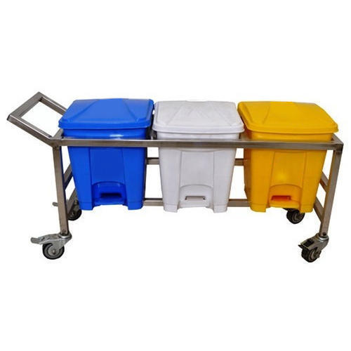 WASTE BIN TROLLEY-SET