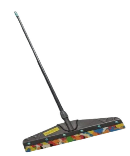 18 Inch Floor Wiper - Stainless Steel Rod, Multicolor Plastic & Rubber Blade | Easy to Clean, Ideal for Floor Cleaning