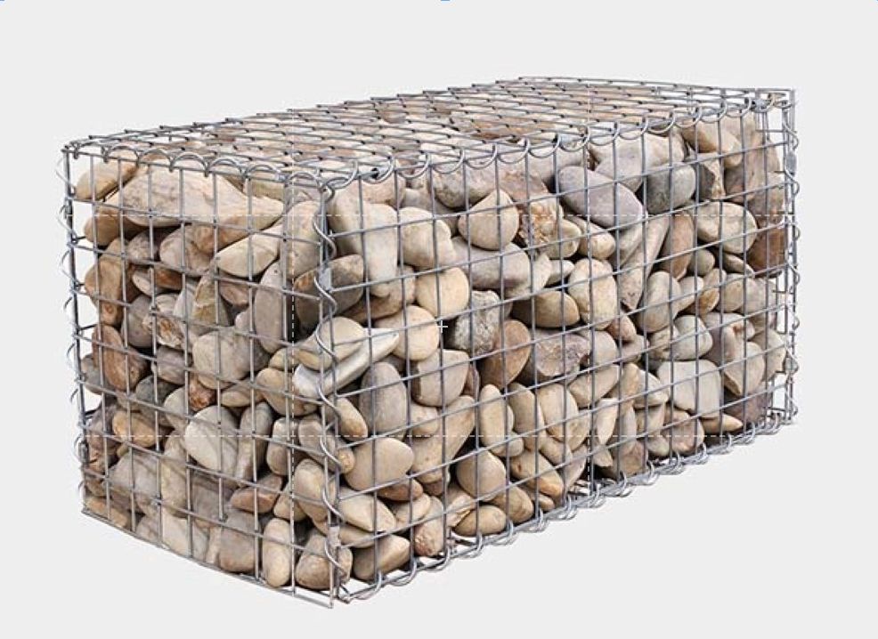 2.2mm Galvanized Iron Square Welded Wire Gabion Box