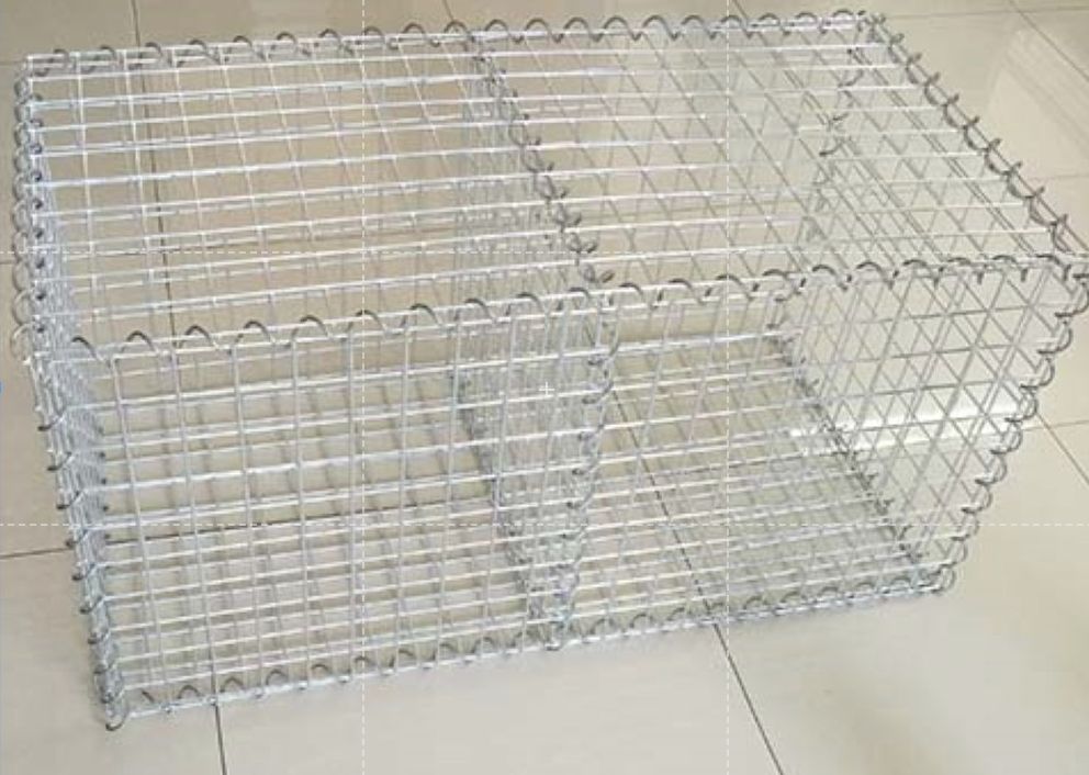 2.7 mm Galvanized Iron Square Welded Wire Gabion Box