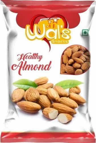 Almond Packaging Pouch - Plastic Material | Printed Design for Versatile Packaging Solutions