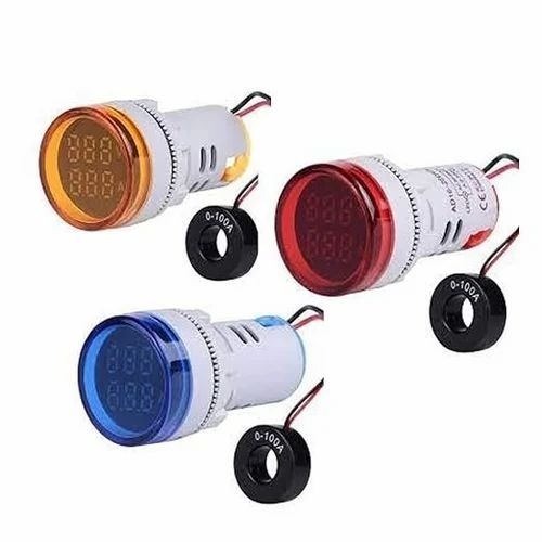 Ampere Meter - Digital Volt and Ampere Meter 100A, White Color for Industrial Use & Applications