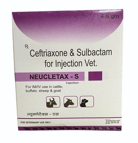 Ceftriaxone Sulbactam For Veterinary (Neucletax-S 4.5gm)