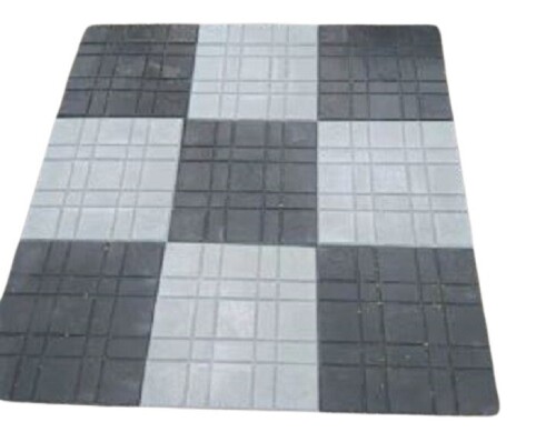 Concrete Mosaic Chequered Tiles - Concrete Material, Custom Size | Non-Slip Finish, Easy to Wash, Low Maintenance, Crack Resistant
