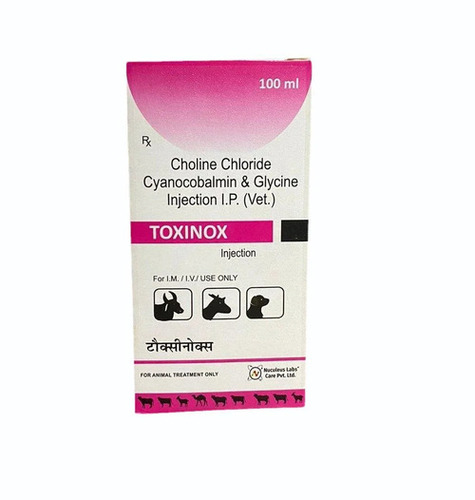 Cyanocobalamin Veterinary Injection (Toxinox 100ml)
