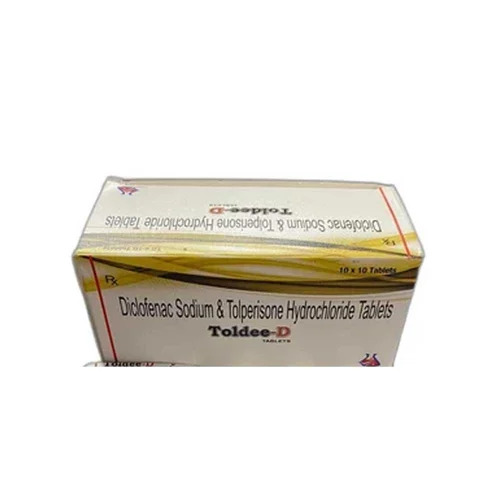 Diclofenac Sodium And Tolperisone Hydrochloride Tablets - Medicine Grade, Prescription Required | For Hospital And Clinic Use, Dosage As Per Prescription